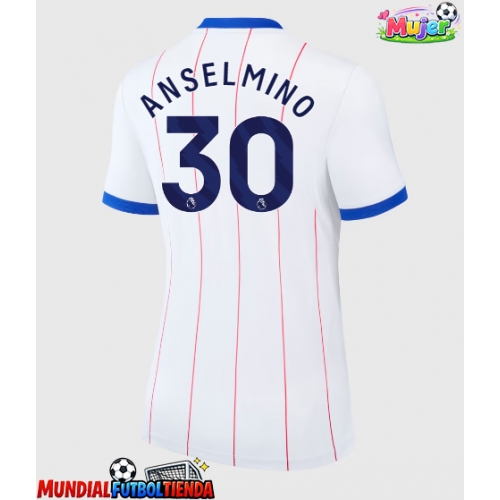 Camiseta Chelsea Aaron Anselmino #30 Tercera Equipación Replica 2026-27 para mujer mangas cortas